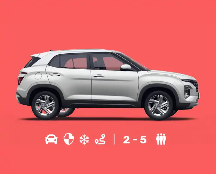 remta de camionetas con chofer Hyundai Creta. en ciudad de mexico.